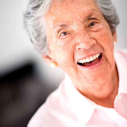 Older adult navigating life transitions with professional support