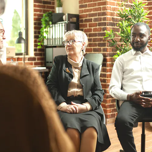 Older adult reconnecting with community after loneliness support